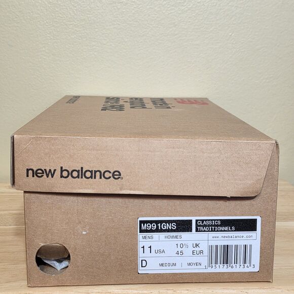 New Balance 991 Made in UK Castlerock Grey Navy M991GNS Men\'s Size 11 MIUK main image 5